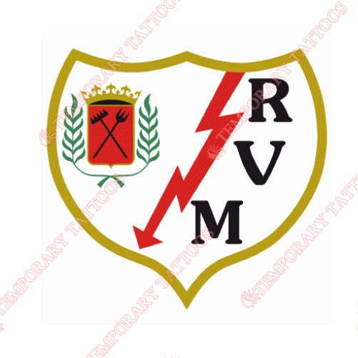 Rayo Vallecano Customize Temporary Tattoos Stickers NO.8446
